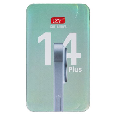 Дисплей для iPhone 14 Plus, чорний, з рамкою, Copy, (TFT), ZY, LTPS FHD Прев'ю 1