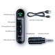 FM-трансмітер Baseus Qiyin, чорний, з кнопкою, з Bluetooth, TRS 3.5 мм, micro-USB тип-B, #WXQY010001 Прев'ю 4