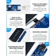 Cable de prueba de alimentación con placa para activar batería Sunshine SS-903 SE puede usarse con Apple iPhone 11, iPhone 11 Pro, iPhone 11 Pro Max, iPhone 12, iPhone 12 mini, iPhone 12 Pro, iPhone 12 Pro Max, iPhone 13, iPhone 13 mini, iPhone 13 Pro, iPhone 13 Pro Max, iPhone 14, iPhone 14 Plus, iPhone 14 Pro, iPhone 14 Pro Max, iPhone 15, iPhone 15 Plus, iPhone 15 Pro, iPhone 15 Pro Max, iPhone 16, iPhone 16 Plus, iPhone 16 Pro, iPhone 16 Pro Max, iPhone 8, iPhone 8 Plus, iPhone SE, iPhone SE 2020, iPhone X, iPhone XR, iPhone XS, iPhone XS Max Vista previa  5