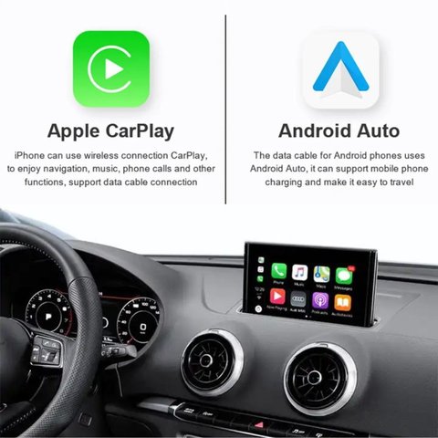 CarPlay для Audi A3 A4 A5 Q5L Q7 Q8 2020-2022 (MIB3, 10.1-дюймовый дисплей) Превью 1