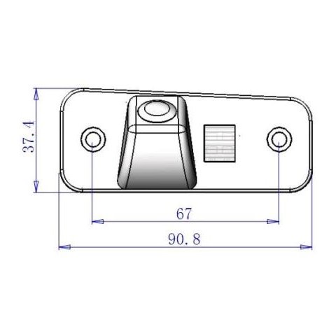 Car Rear View Camera for Hyundai Santa Fe New Preview 5