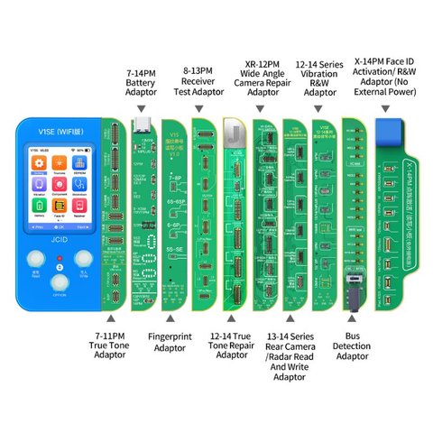 JC V1SE (WiFi) Programmer 10 in 1 Set for iPhone 7 - 14 series Preview 1