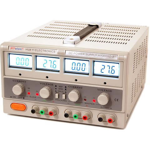 Fuente de alimentación HYelec HY3005D-3 (Pantalla LCD; 0-30V; 0-5A) Vista previa  1