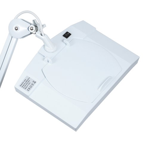 Lámpara lupa de sobremesa Bourya 8069LED-A, 5 dioptrías Vista previa  1