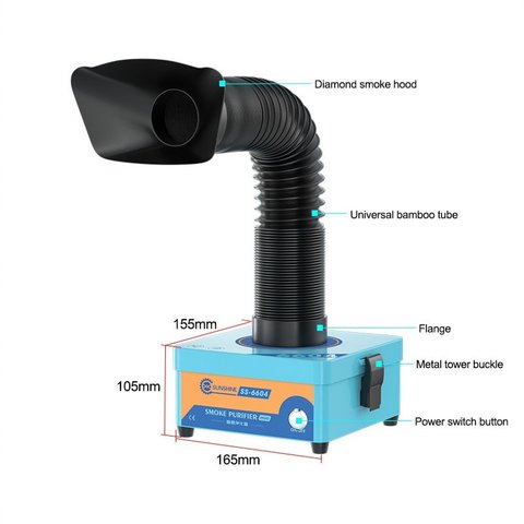 Absorbedor de humos Sunshine SS-6604 , de sobremesa Vista previa  4