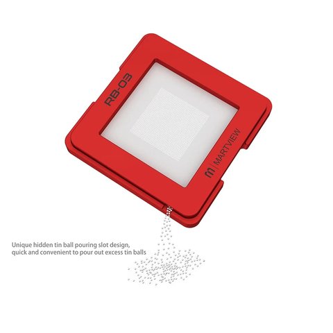 Máquina universal multifuncional para reballing con juego de 95 plantillas para microcircuitos BGA RB-03 Vista previa  6