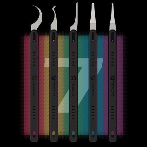 Juego de bisturíes Mechanic Quick Eage 7, para quitar pegamento, para microcircuitos, 5 in 1 Vista previa  1