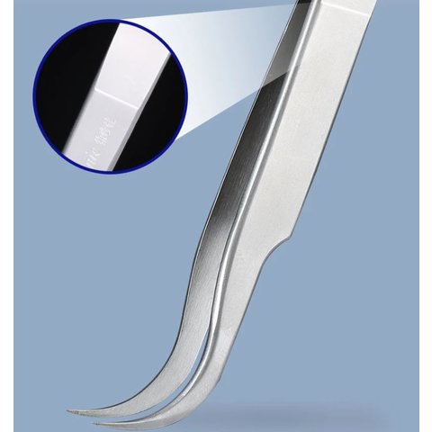 Пинцет монтажный Mechanic IT-15, изогнутый, 115 мм Превью 2