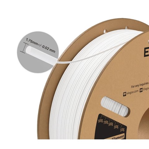 Филамент ELEGOO ASA, белый (white), 1 кг Превью 2