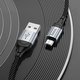 USB кабель Hoco X102, USB тип-A, micro-USB тип-B, 100 см, 2,4 А, чорний, в нейлоновому обплетенні, #6942007608763 Прев'ю 3