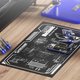 Килимок монтажний Mechanic V79, термостійкий, стійкий до плям, 600 мм, 350 мм Прев'ю 5