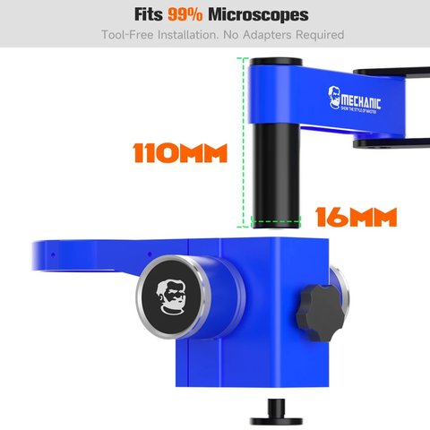 Штатив для мікроскопа Mechanic M6, 360° Прев'ю 3