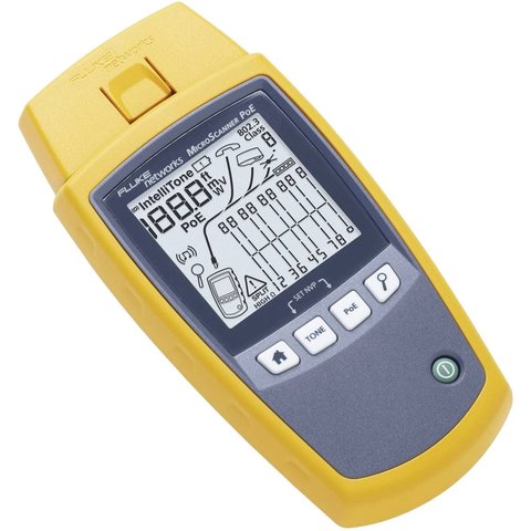 Тестер кабелю Fluke Networks MicroScanner™ (MS-POE-KIT) (5018513) Прев'ю 4