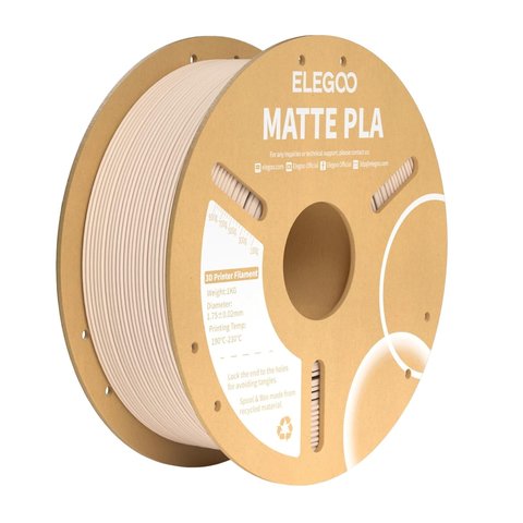 Филамент ELEGOO PLA MATTE, бежевый (beige), 1 кг Превью 1