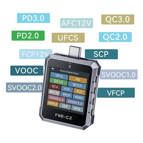 USB-тестер FNIRSI FNB-C2 Прев'ю 5