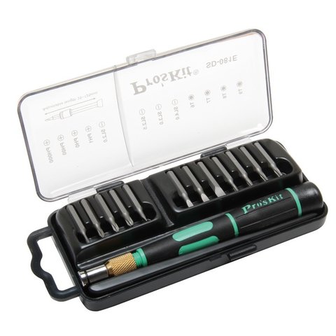 Screwdriver Pro'sKit SD-081E with Bit Set Preview 2