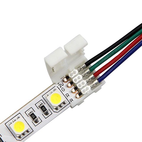 4-pin Connecting Cable for RGB5050 WS2813 LED Strips, Double-sided Preview 4