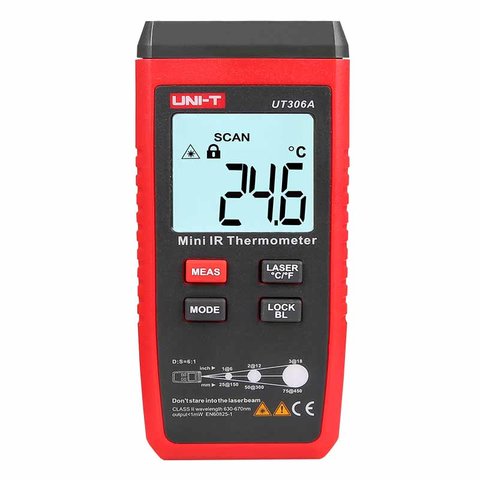 Инфракрасный пирометр UNI-T UT306A Превью 1